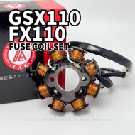 SUZUKI GSX110 / FX110 FUSE COIL SET STARTER ASSY MAGNET COIL FIELD COIL STARTOR COIL GSX FX 110