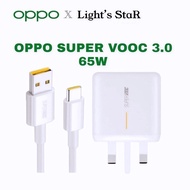 65W Charger type c Super vooc 2.0 Fast Charge 6.5A USB Type-C Cable For OPPO A76 A95 A96 R17 Pro Reno 4 5 6 7 8 Find X X3 X5 Pro 5G fast charging adapter