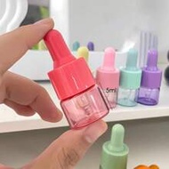1 Set Of 5pcs Glass Dropper Bottles, Capacity 5ml, 10ml, 15ml And 20ml, Empty Bottles For Essential 