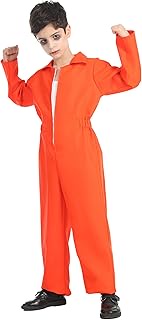 Halloween Costume for Kids, Ghostbuster Costume, Orange, Diabolic Doll Chucky Edward, Scissorhands,