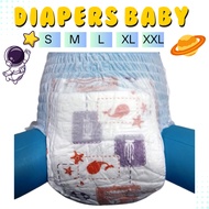 Diapers Bayi Pempers Pakai Buang Pants Untuk Bayi Extra Soft Berkualiti Tinggi Saiz S,M,L,XL,XXL