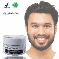 BPOM AMPUH Cream Malam Glutamen Skincare glutamen skincare pria original asli penghilang plek hitam