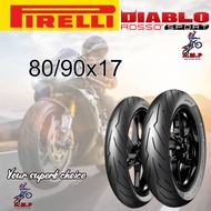 Tayar 2023 Pirelli Rosso Sport 80/90x17 Y15ZR / LC135 / RS150 / Lagenda / Wave Dash / FZ150i / Y125Z