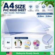 A4 PVC Cover Transparent Rigid Sheet