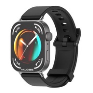 全城熱賣 - 適用於華為 Watch Fit3 米布斯 純色硅膠錶帶（黑色）
