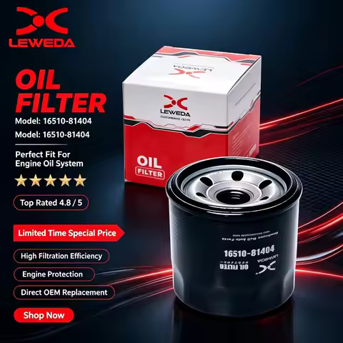 Leweda Reliable Engine Oil Filter 16510-81404 for Suzuki Alto Daihatsu Wagon R Jimny Solio Stella Re