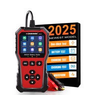 KONNWEI KW341 Professional Car Battery Tester 6V 12V 24V 100-2000 CCA Cranking Charging Circut Analy
