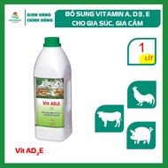 Vemedim Vit AD3E bổ sung vitamin A D3 E tăng đề kháng cho gia súc gia cầm chai 1lit