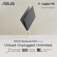 2025 NEW ASUS Zenbook A14 UX3407QA 14" Laptop (Snapdragon X X1 26 100 Processor | Qualcomm Adreno GP