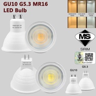 3H Lampu Mentol LED MR16 7W/8W G5.3/GU10 240V Pendek LED Lamp Bulb [SIRIM]