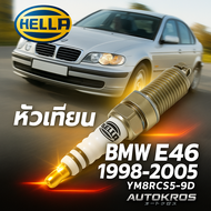 หัวเทียน BMW E46 1998-2005 ยิธเทรียม 4/6 หัว Hella YM8RCS5-9D ใช้งาน 40000 กม
