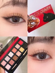 Perfect Diary Animal Eyeshadow Palette 12 Colors Pigmentasi Kucing Kambing Kuda Merah Kucing Bersera