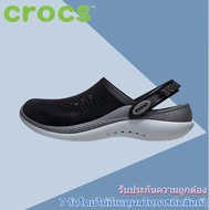 【รับประกันของแท้ 100%】CROCS LITERIDE 360 CLOG Men's and Women's SANDALS 206708รองเท้าแตะและรองเท้าแตะระบายอากาศกันลื่น