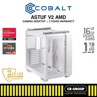 COBALT ASTUF V2 - Ultra 7-265F/Ryzen 7 9700X - RTX 5070S/Dual RX7800XT - 32GB RAM - 1TB/2TB SSD (3Yr