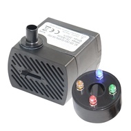 Máy bơm chìm hồ cá JK-280 công suất 5w + 4 đèn LED trang trí chất liệu nhựa bền đẹp