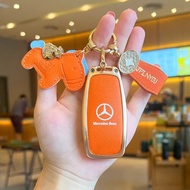 Remote Key Cover Case Mercedes-Benz C260L Key Cover 2026 E300L Car EQE/SUV New GLC260 Clip GLC300L P