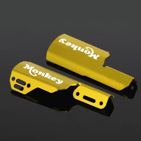 FRONT FORK SHOCK GUARD PROTECT COVER MONKEY LOGO FOR HONDA MONKEY 125 DAX125 MONKEY125 ST125 DAX 201