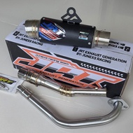 Original Racing Exhaust Type JR2 COLING Motor Jupiter Mx fu vixion cbr sonic etc i let 50mm