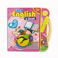 OLA English Version Reading Book Learning Book ABC Sound Book with 10 Modes to Learn Music/Numbers/A