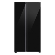 SAMSUNGตู้เย็น Side by Side SpaceMax Technology 23.1 คิว Inverter (สี Clean Black) รุ่น RS70F65Q1BST