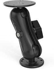 Aluminum Fish Finder Mount for Humminbird PiranhaMAX 4 and Garmin Striker 4/Plus 4/Vivid 4cv, C-Size