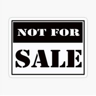 NOT FOR SALE