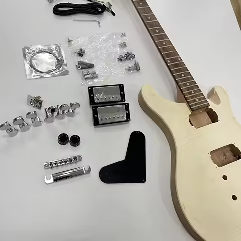 Brand-new DIY Electric Guitar prs Set (Six String) Rosewood Fingerboard, Mahogany Body, Rosewood Peg