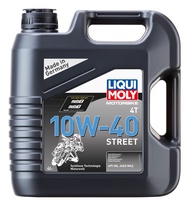Liqui Moly น้ำมันเครื่องมอไซค์ 10w-40 MotorBike Street 4T (4ลิตร) (มีบิลและใบกำกับภาษี)