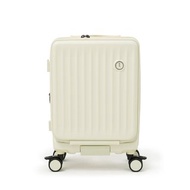 贈旅行11件組【諾貝兔】腳踩煞車 20吋 Cloudy Walk前開式行李箱