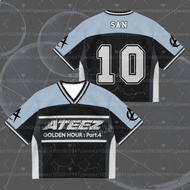 hot toys | 2026 Summer Mens Womens Short Sleeve Casual v-Neck T-shirt Tops Tee ATEEZ ATEEZ Mini Albu