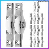 16 Pcs Sliding Door Rollers Replacement Hardware Pulley Wardrobe Wheel  zhiymais4w