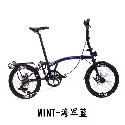 MINT T9D-20D 20Inch 9 Speed Disc Brake Folding Bike Triple Folding Bicycle Adult City Bike T9B-20D