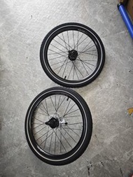 dahon 原厰20寸 406 碟煞輪組連內外呔