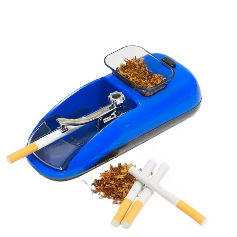 Automatic 8.0/6.5cm Electric Cigarette Rolling Machine Tobacco Injector Maker Roller Raw Herb Cigare