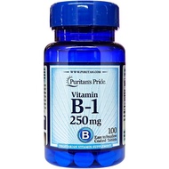 【Purple Life】Vitamin B1 Thiamine 250mg 100 Tablets for Nervous System Fatigue and Stressybl3.16