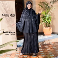 SET Farra Abaya & Khimar Shafa (Abaya set khimar Haji & Umroh) By BeCoverU