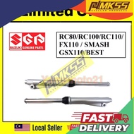 SUZUKI RC80 FRONT FORK ASSY pnp RC100 RC110 FX110 SMASH GSX110 BEST FORK DEPAN BATANG FORK FX GSX 11