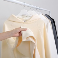 600g Fleece Lining Super Salt Series Lazy Style Pullover Hooded Sweatshirt OVERSIZE Batwing Sleeves 