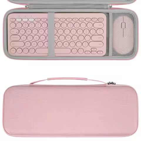 Geekria Carrying mechanical keyboard bag Customized Compatible with Logitech K380 Keyboard PEBBLE Mo