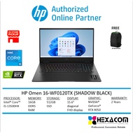 HP OMEN 16-WF0120TX GAMING LAPTOP (I5-13500HX/16GB RAM/512GB SSD/RTX4050 SHADOW BLACK