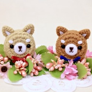 柴犬。伸縮拉環。證件夾