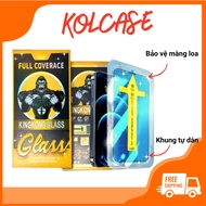 [IPHONE 16] KINGKONG TC self-adhesive tempered frame, 9H hardness, screen protector for iphone X XS 