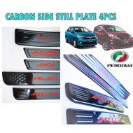 Proton X70 Carbon Style Door Side Sill Step Plate Cover