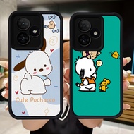 Q6 Pochacco soft Casing for Realme C63 C55 C67 Narzo 50A Prime GT 6 C51 C53 Note 50 C31 C35 60 C33 C