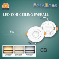 PERKUNAS 6W 3" CEILING EYEBALL FITTING [3000K/4000K/6500K]