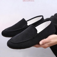 .❤🎁Ready Stock🎁 kasut karipap lelaki kasut lofer lelaki kasut loafer lelaki Summer Breathable Canvas