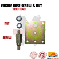 ENGINE BASE C/W SCREW & NUT MESIN RUMPUT TB33 TB43 BRACKET ENGINE