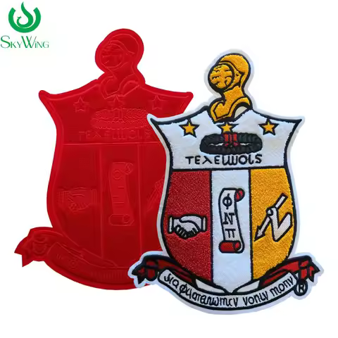 Kappa Alpha Psi Fraternity Kappa Shield Chenille Embroidered Iron on Patch for Jacket Hoodie