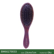 new Boar Bristle Hair Brush Women Custom Name Detangling Hairbrush Hair Style Wood Comb Wet Dry Hair