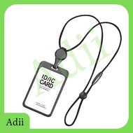 ID Card Holder Lanyard ID Badge Holder Heavy Duty Retractable Badge Reel with Hard Plastic